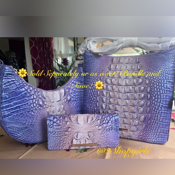 NWT Brahmin Small Bekka Bag in VERY PERI Shoulder bag - Picture 15 of 15